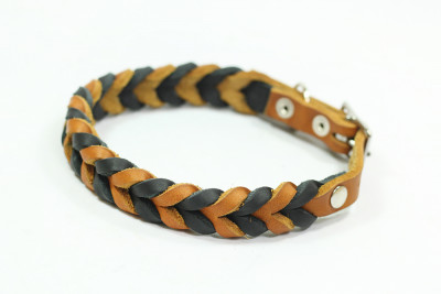 Braidy bicolor Cognac-Schwarz